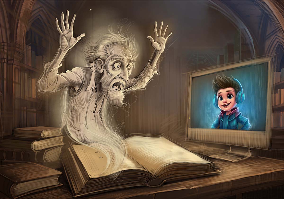 Story Illustration Spread