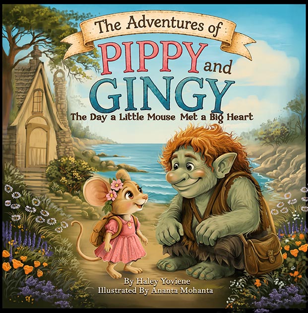 Disney style children's book illustration