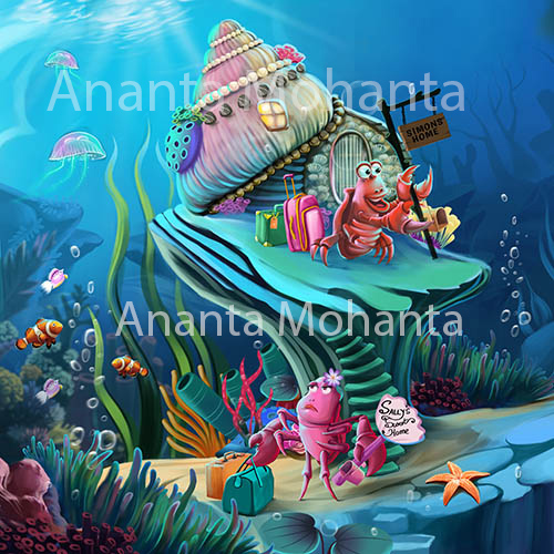 children's book illustrations- Ananta Mohanta