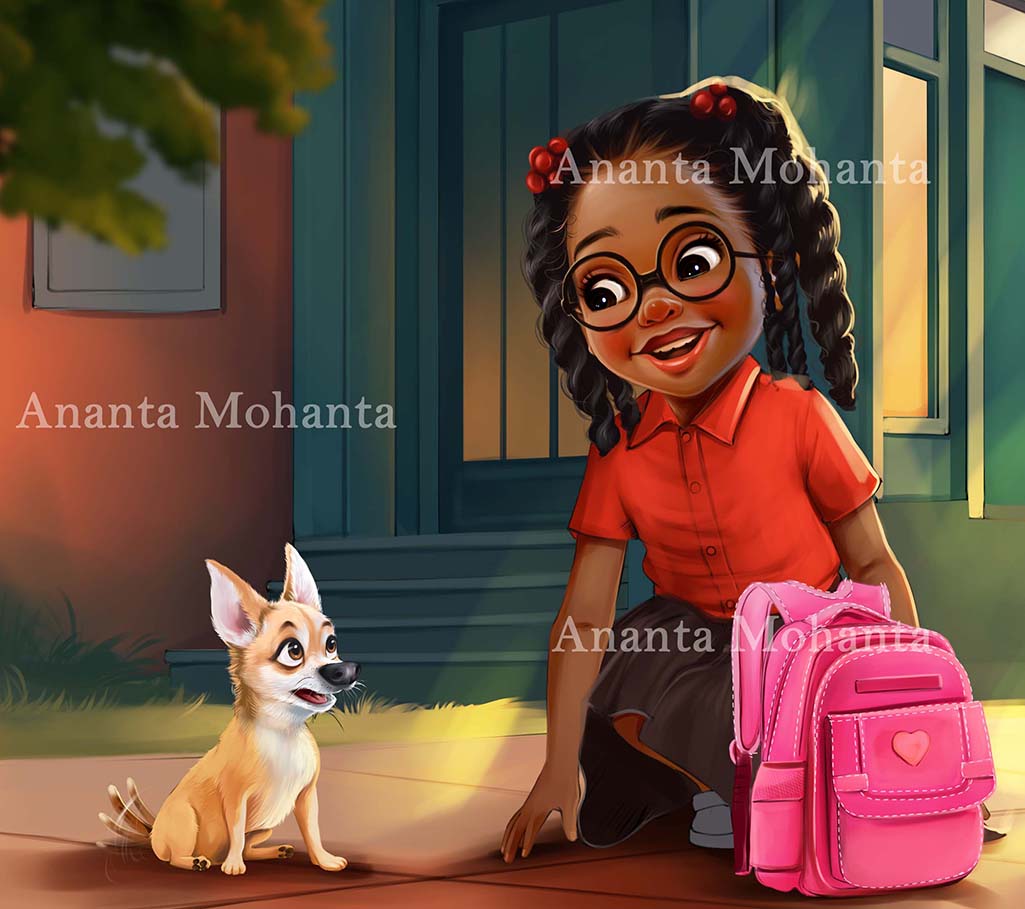 Freelance children's book illustrator